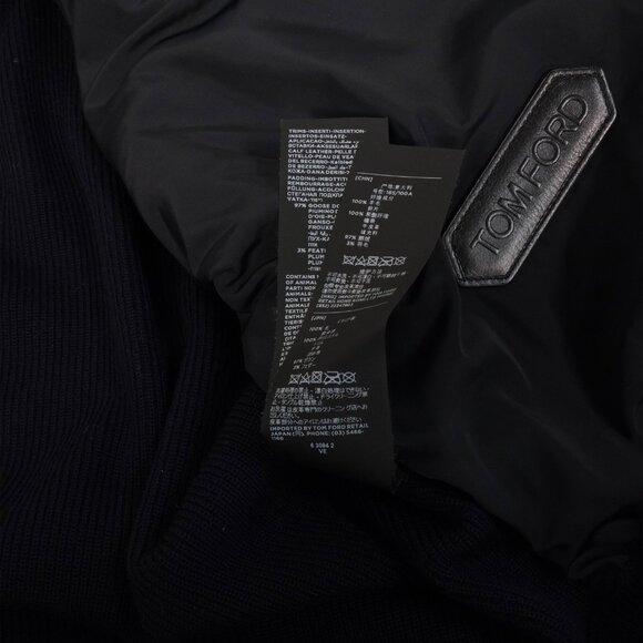 TOM FORD James Bond Spectre Quilted Down Jacket Navy Size 52 - Picture 13 of 13